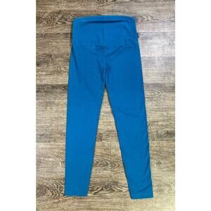 Polarn O. Pyret Teal Blue Maternity Leggings Size Small
